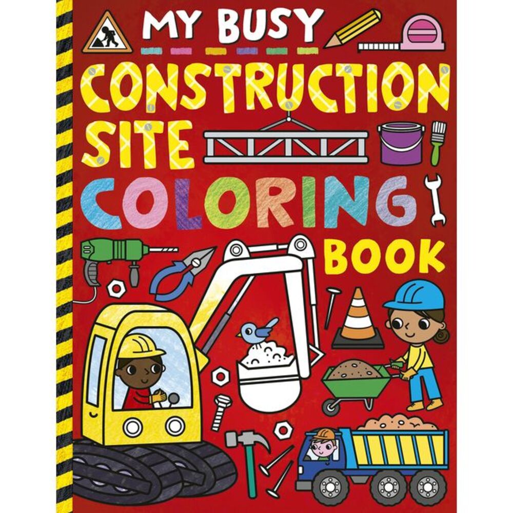 My Busy Construction Coloring Book -- Tiger Tales